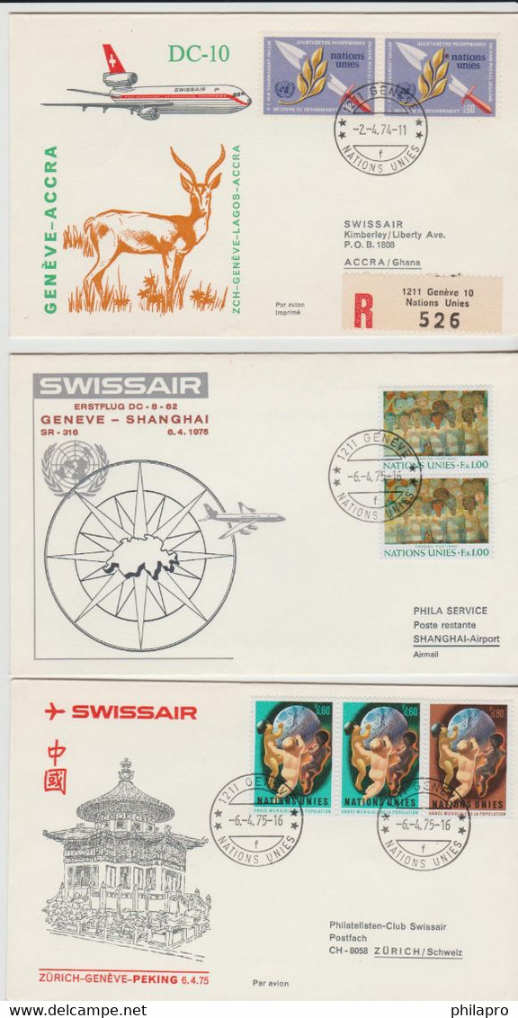 AVIONS Lot 17   FIRST FLIGHT COVERS   See 6 Scans   Réf  567T - Collections, Lots & Séries