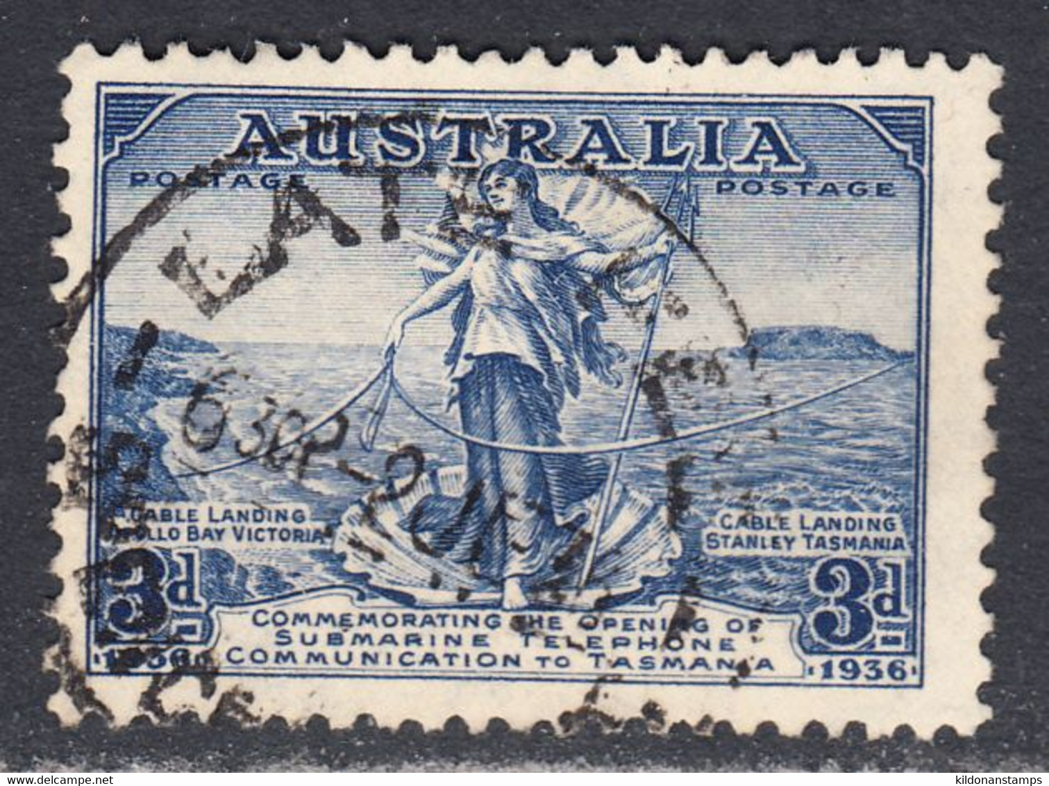 Australia 1936 Cancelled, Sc# ,SG 160 - Usati
