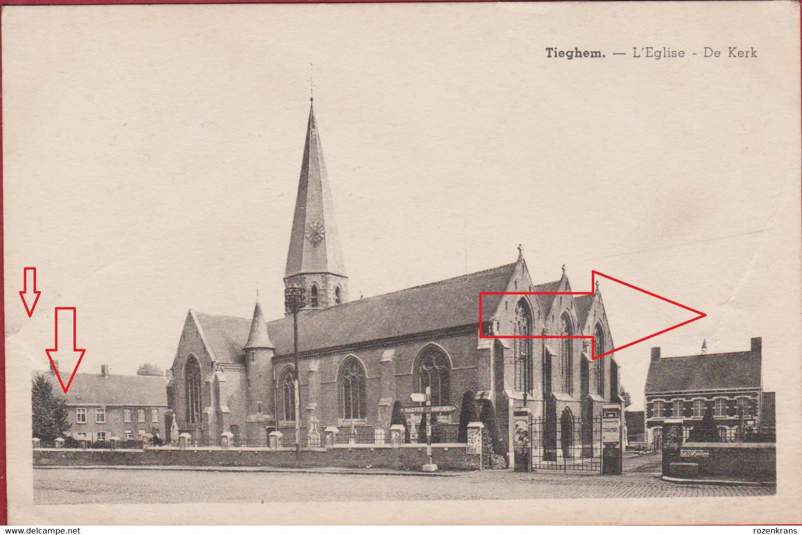 Tiegem Tieghem L'Eglise De Kerk (Kreukjes) - Anzegem