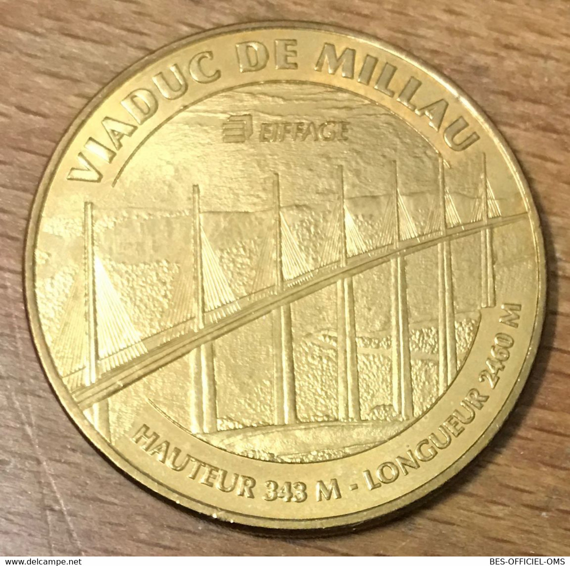 12 MILLAU LE VIADUC MÉDAILLE SOUVENIR MONNAIE DE PARIS 2014 M JETON TOURISTIQUE MEDALS TOKENS COINS - 2014