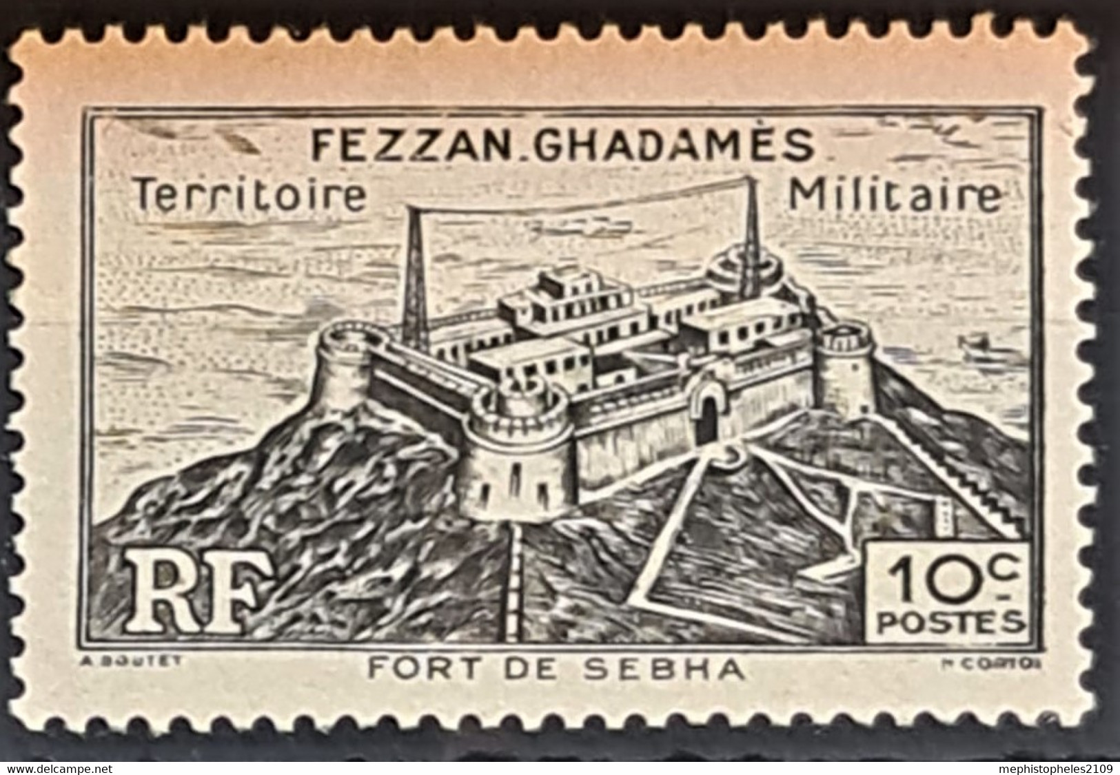 FEZZAN 1946 - MLH - YT 28 - 10c - Unused Stamps