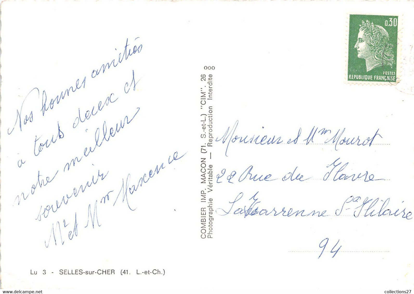 41-SELLES-SUR-CHER- MULTIVUES - Selles Sur Cher