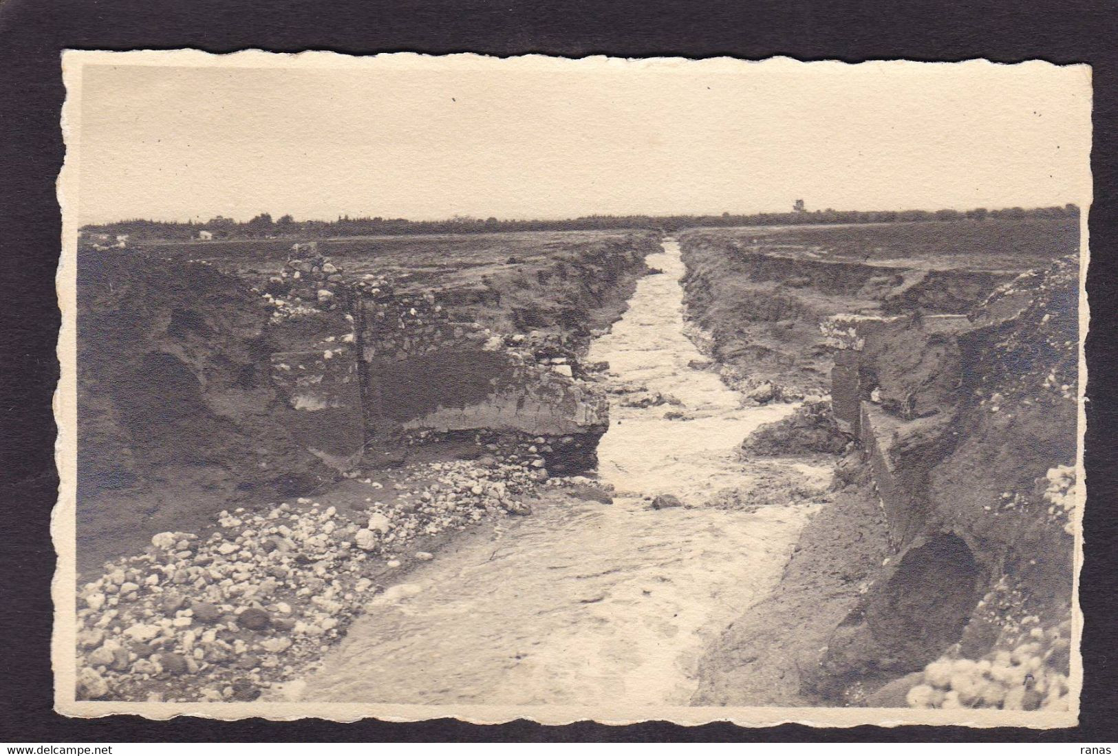 CPA Algérie Afrique Du Nord Carte Photo Voir Dos Perrégaux Mohammadia (Mascara) Catastrophe 1927 - Other & Unclassified