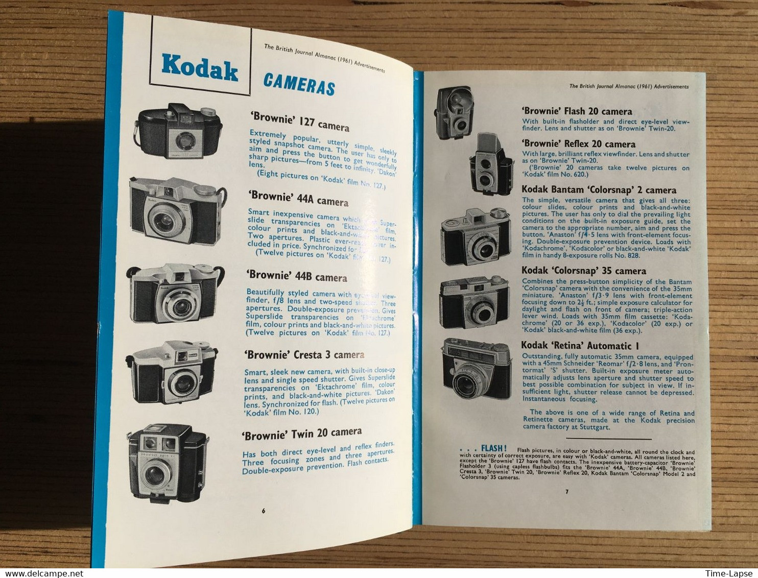 The British Journal - VINTAGE - PHOTOGRAPHIC ALMANAC 1961 - TBE ! Kodak, Arri Films, Ilford, Gevaert, Agfa, Minolta - Photographie