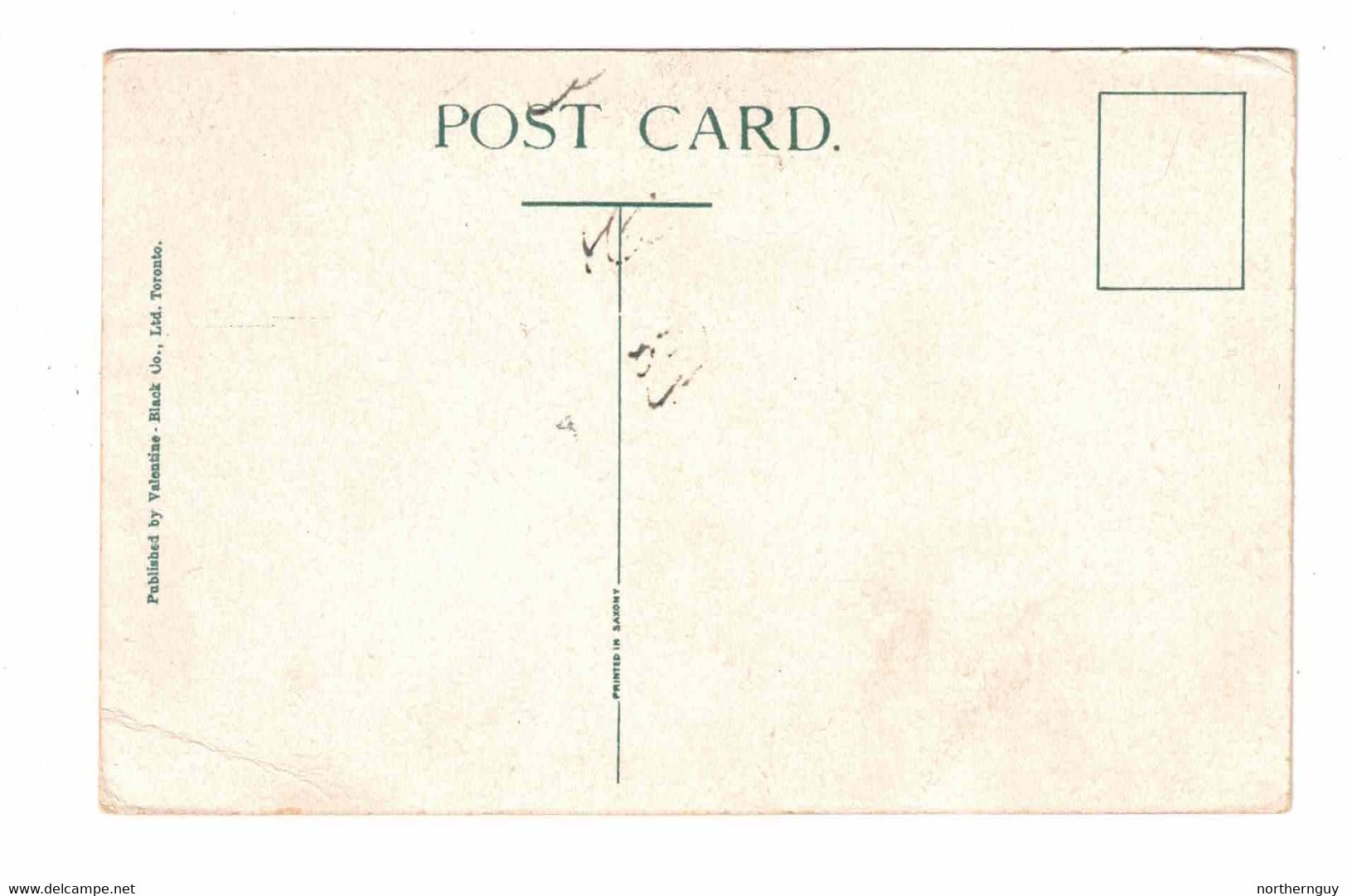 GANANOQUE, Ontario, Canada, Alma Villa, Old WB Postcard, Leeds County - Gananoque