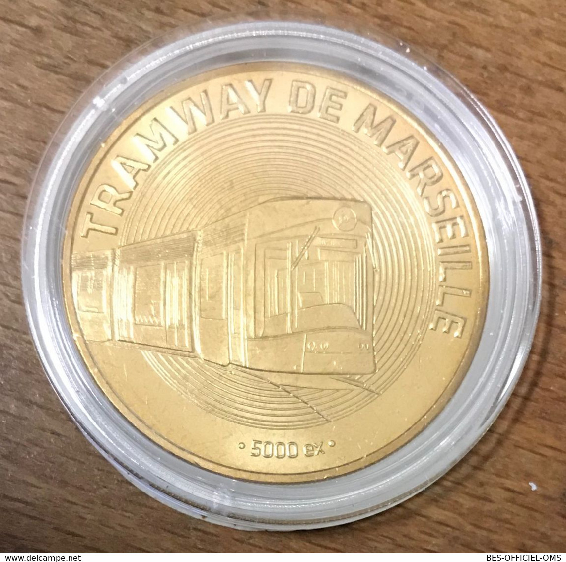 13 MARSEILLE TRAMWAY N°3 AVEC CAPSULE MDP 2008 MÉDAILLE SOUVENIR MONNAIE DE PARIS JETON TOURISTIQUE MEDALS COINS TOKENS - 2008