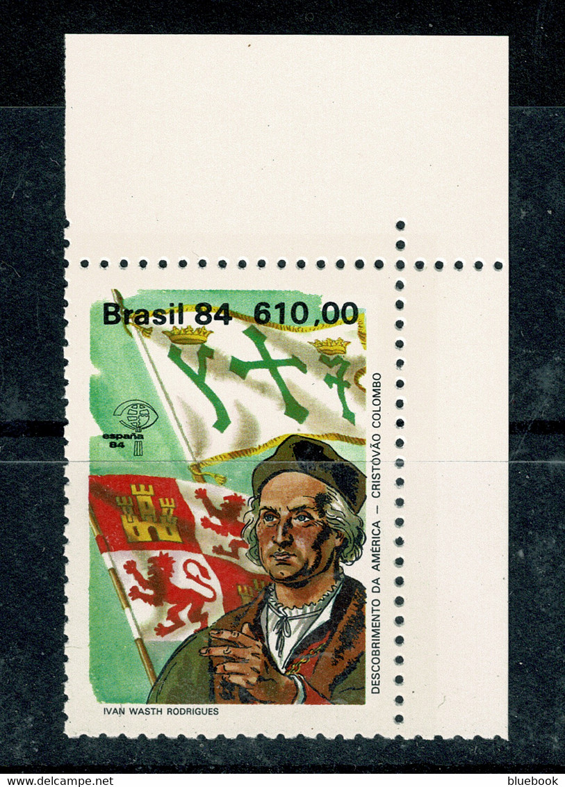 Ref 1423 -  1984 Brasil MNH Stamp - SG 2076 - Cristopher Columbus - Christoph Kolumbus