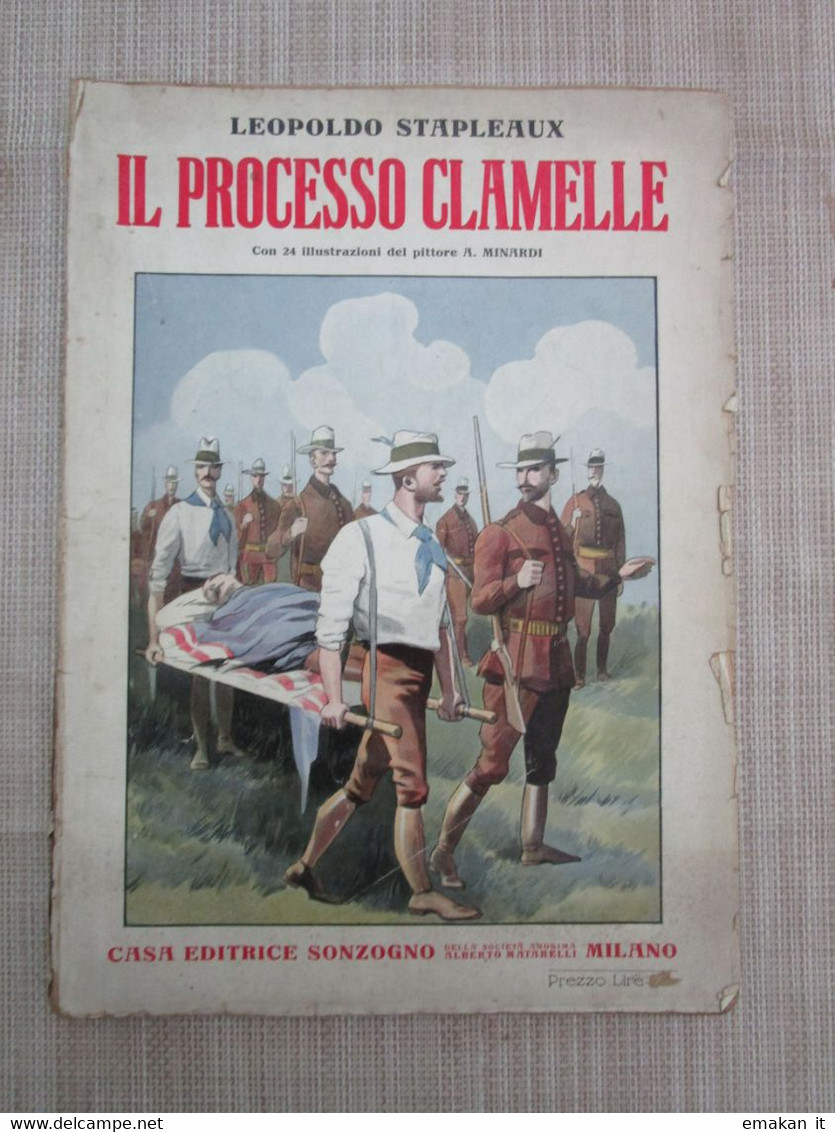 #  IL PROCESSO CLAMELLE / SONZOGNO 1932 RACCONTO - Comics 1930-50