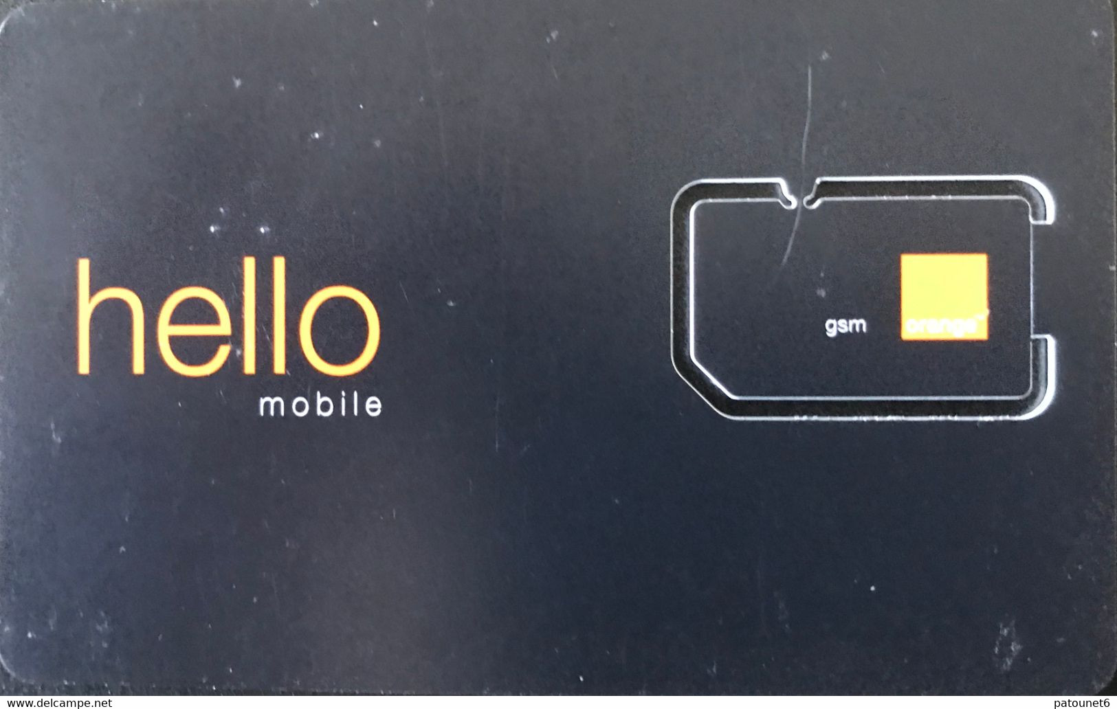 KENYA  -  GSM  -  Hello Mobile  -  Orange  -   Avec Puce - Kenya