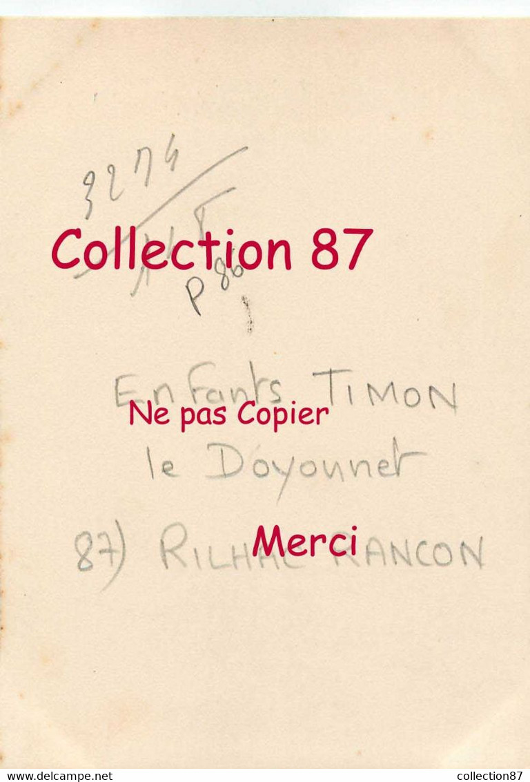 87 ☺♣♣ RILHAC RANCON - LE DOYONNET < ENFANTS THIMON En 1914 - Rilhac Rancon