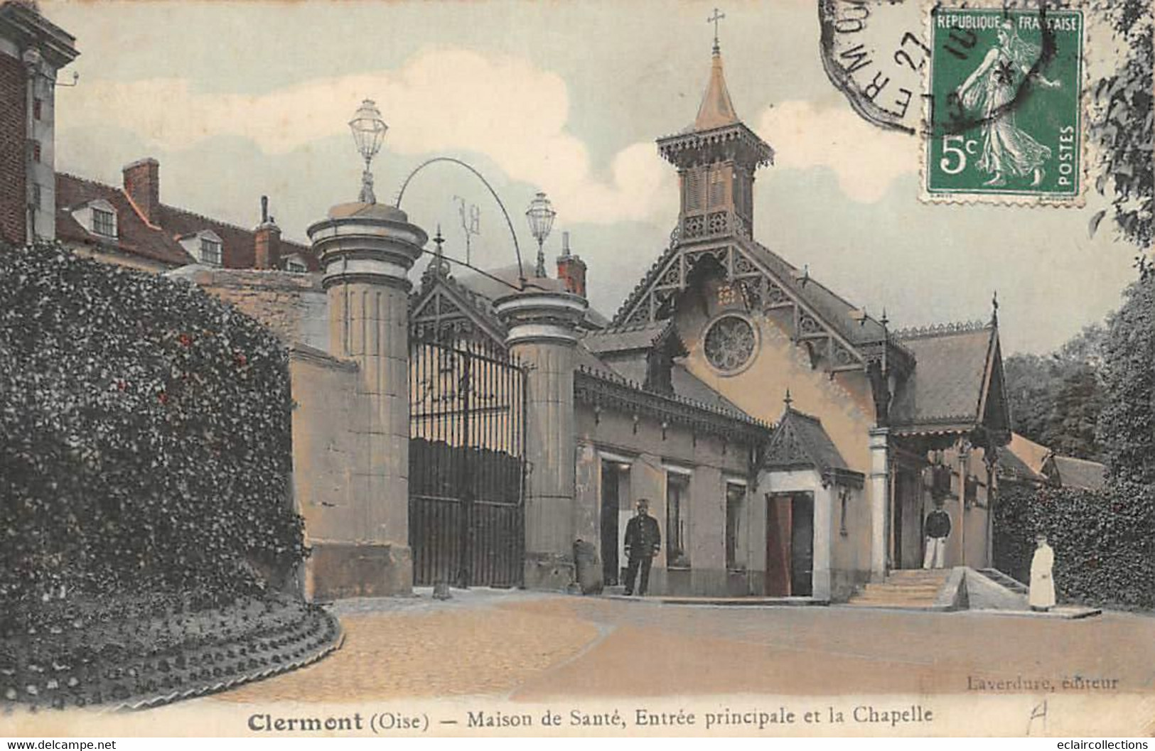 Clermont        60           Entrée De La Maison De Santé Et La Chapelle     (voir Scan) - Clermont