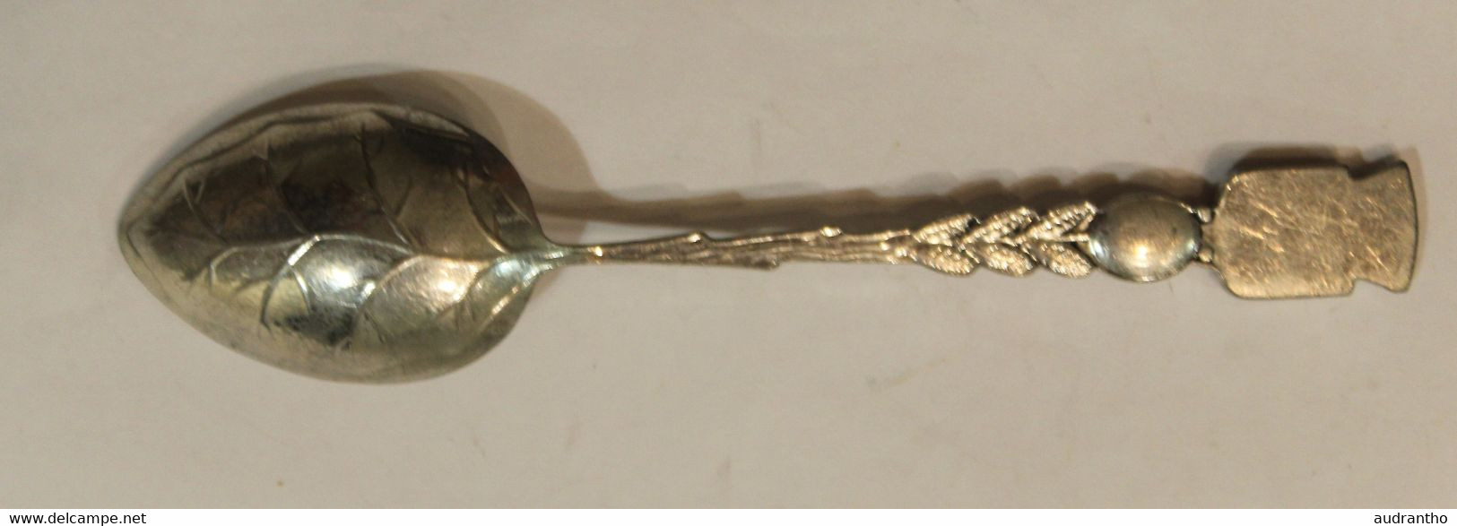 Petite Cuillère En Métal Argenté MOUSTIERS Provence Blason - Spoons