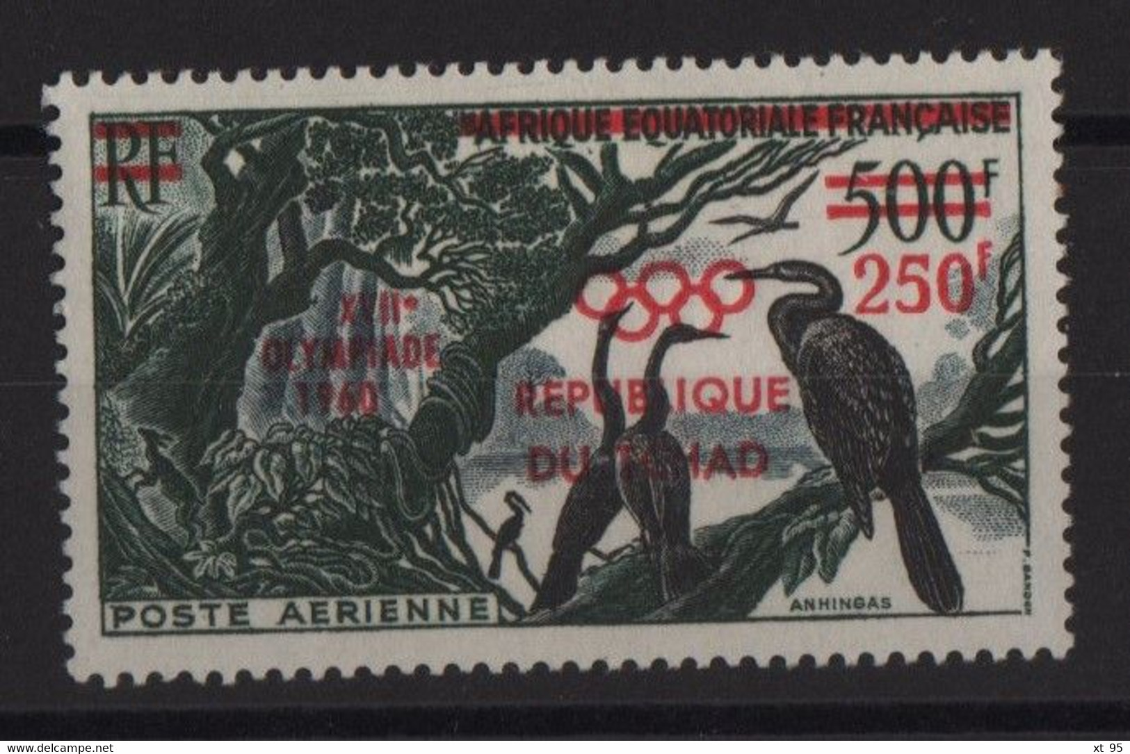 Tchad - Pa N°1 - Sports - Oiseaux - Cote 12€ - ** Neufs Sans Charniere - Tsjaad (1960-...)