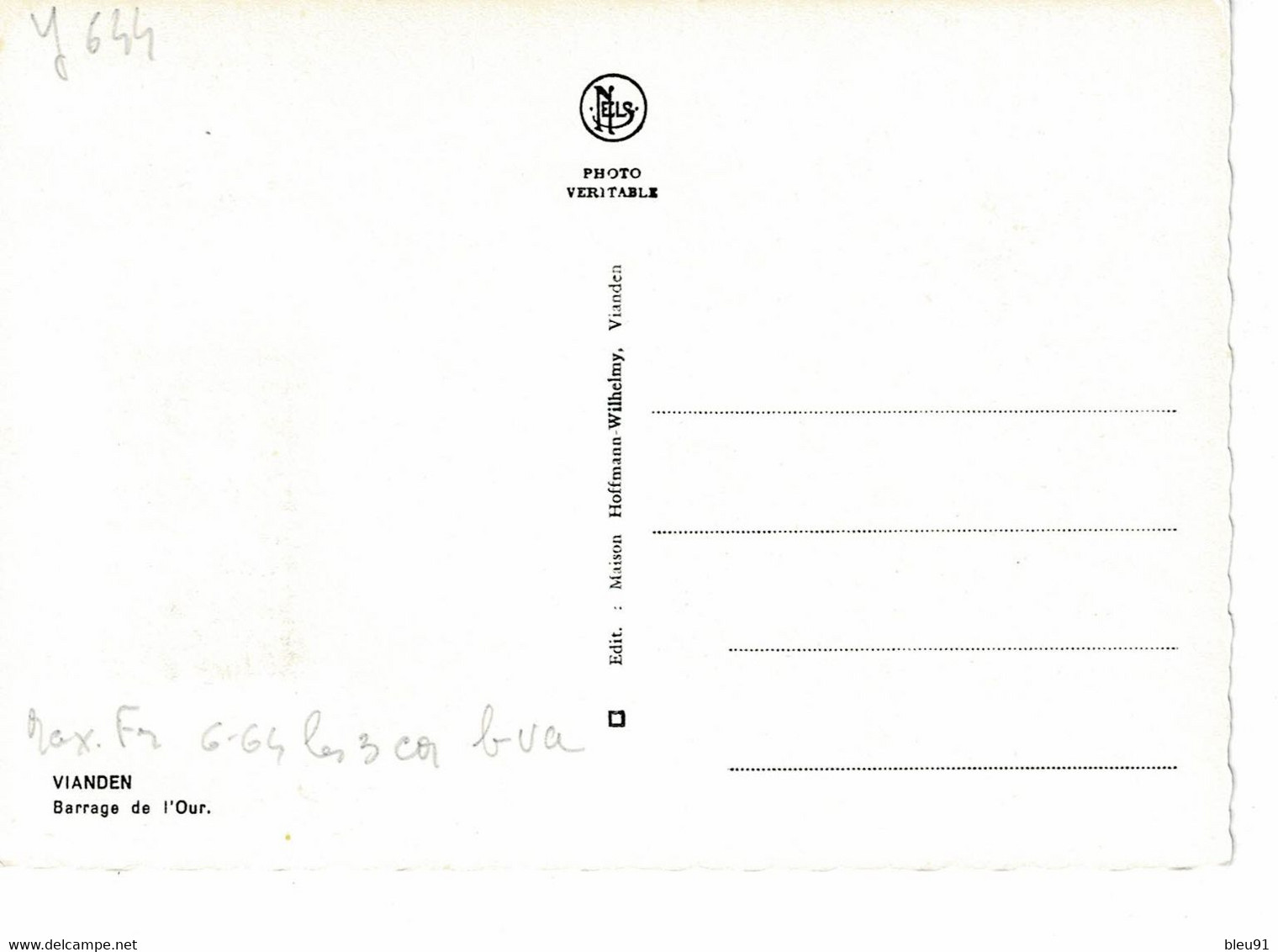 CARTE MAXIMUM  LUXEMBOURG 1964 CENTRALE DE VIANDEN - Maximumkarten