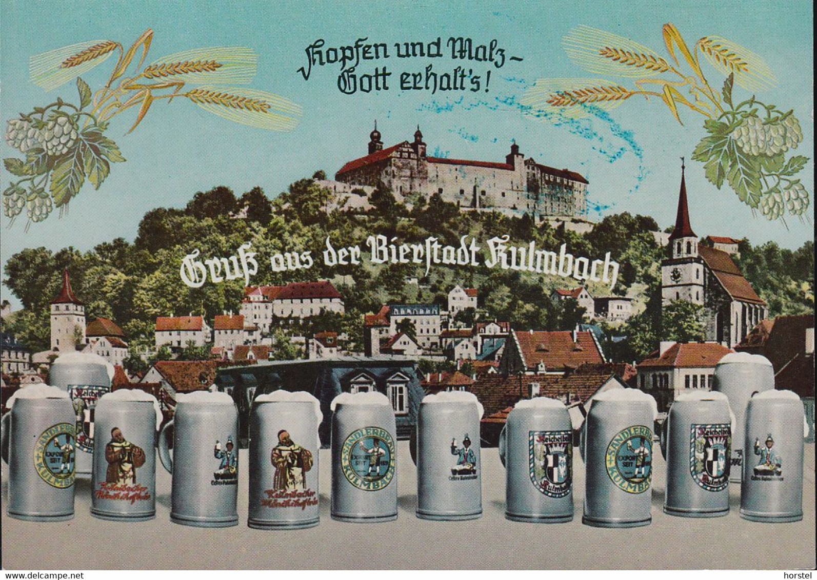 D-95326 Kulmbach - Gruß Aus Der Bierstadt Kulmbach- Burgschänke - Bierkrüge - Kulmbach