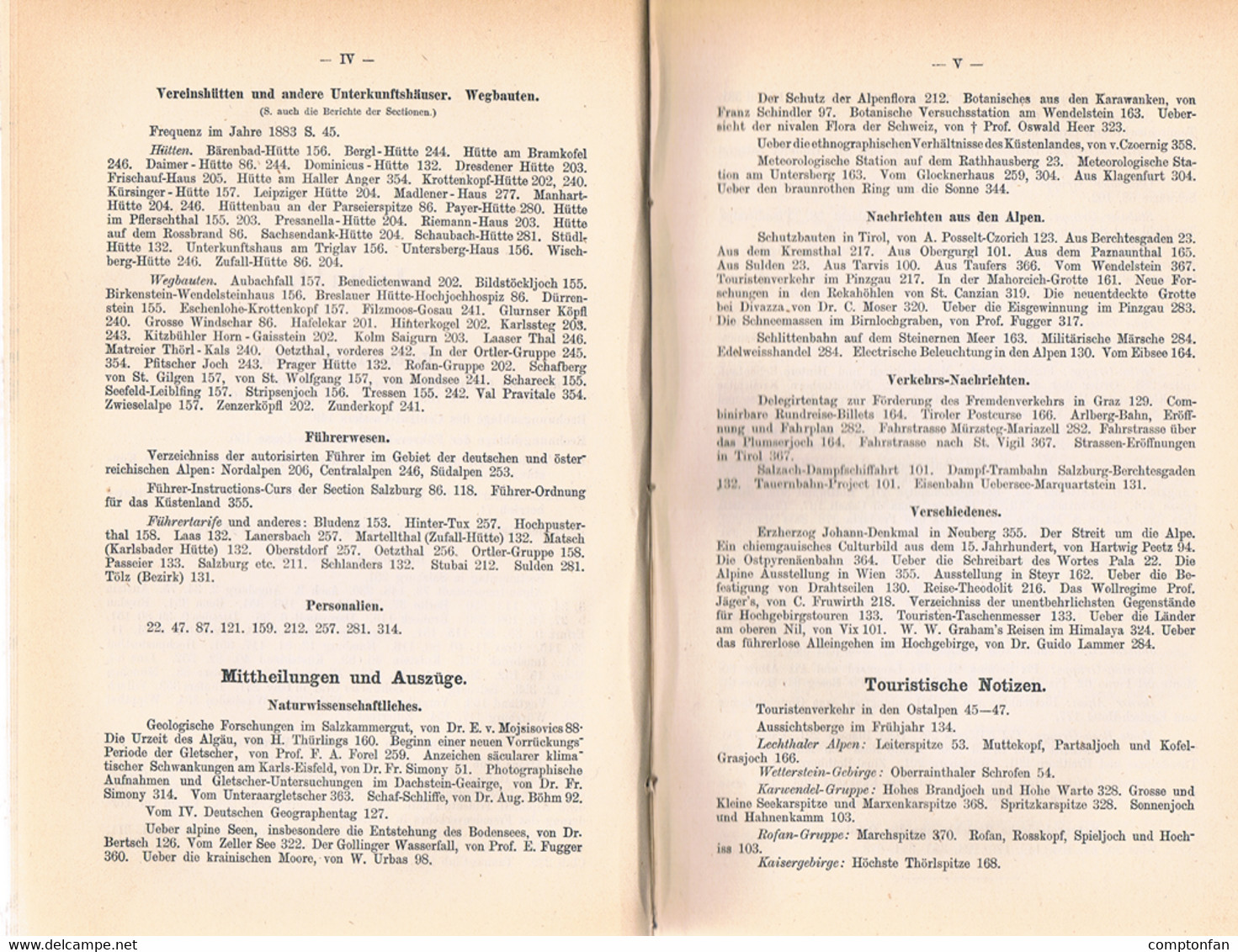 B100 809 Mitteilungen Mittheilungen Alpenverein 1883 Und 1884 Rarität !!! - Alte Bücher