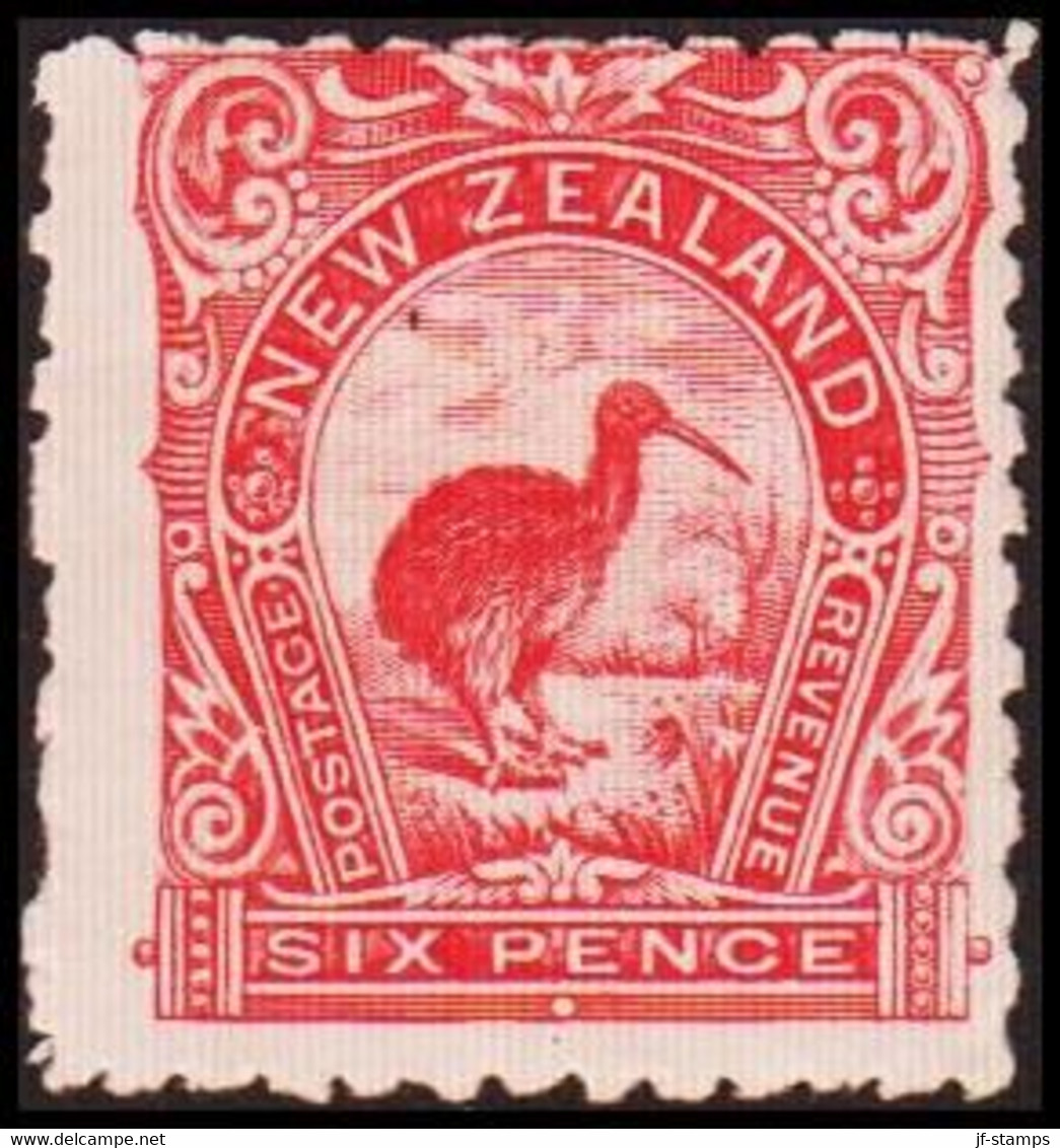 1899. New Zealand.  Landscapes And Birds SIX PENCE  Perf. 11. Hinged. (MICHEL 85) - JF410347 - Unused Stamps