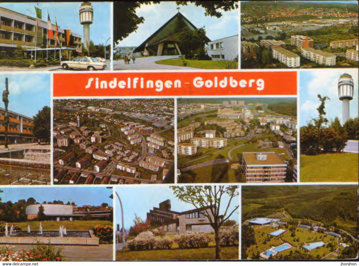 Germany - Postcard Used, 1981 - Sindelfingen -  Images From The City - 2/scans - Sindelfingen