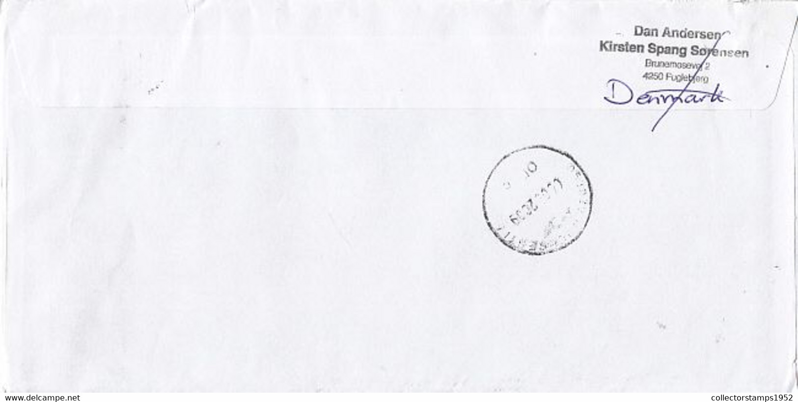 8189FM- QUEEN MARGRETHE, HOUSE, DEER, FINE STAMPS ON COVER, 2020, DENMARK - Brieven En Documenten