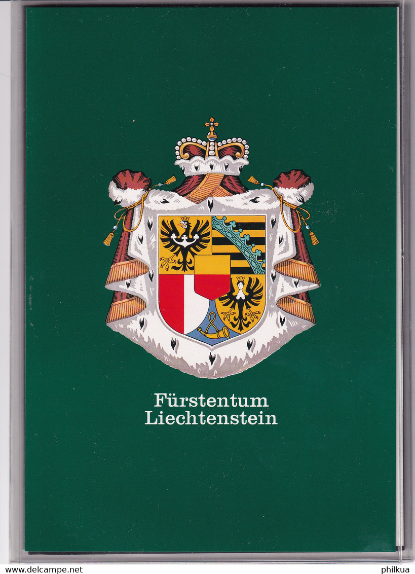 1987 Jahresfolder Fürstentum Lichtenstein Postfrisch/**/MNH - Sammlungen