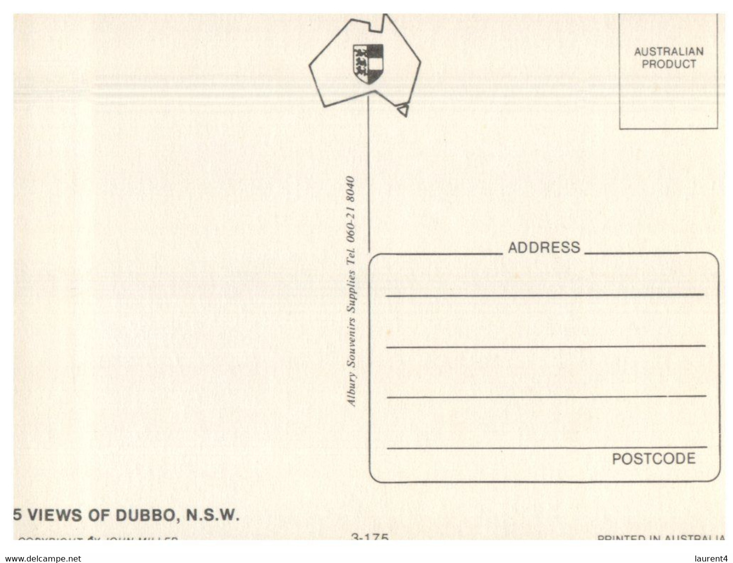 (W 9) Australia - NSW - Dubbo (with Giraffe) 3-175 - Dubbo