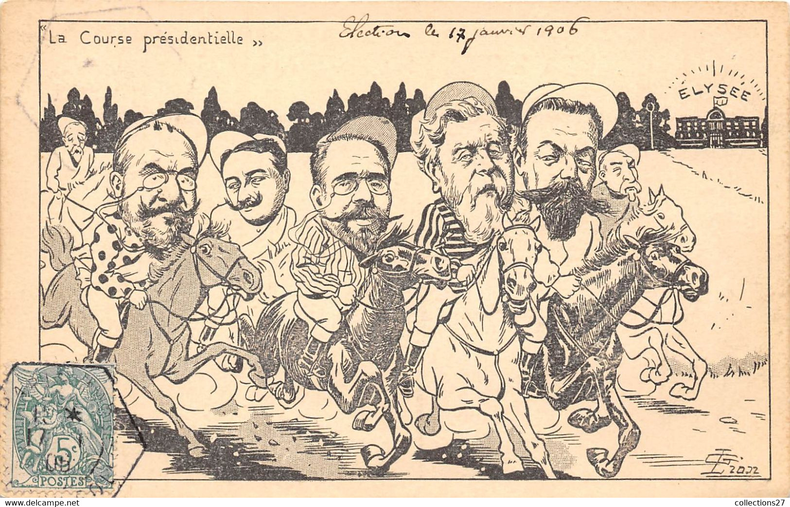 LA COURSE PRESIDENTIELLE- ELECTIONS LES 17 JANVIER 1906 - People