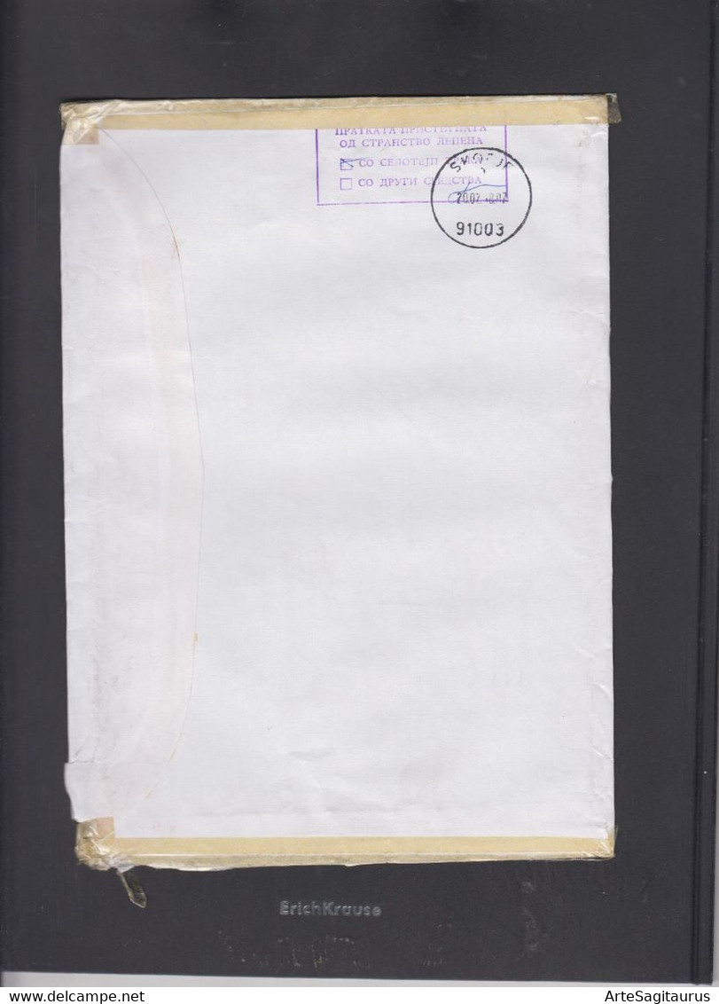 CANADA, R-COVER, SEAL "DAMAGED LETTER", REPUBLIC OF MACEDONIA  (006) - Covers & Documents