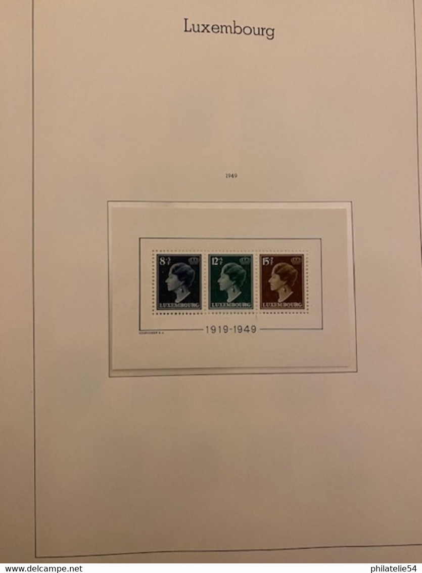 Belle Collection Du Luxembourg 1852 à 1964 - Andere & Zonder Classificatie