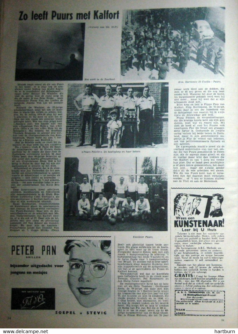 Zo Leeft Puurs Met Kalfort (06.01.1955) Puurs Is Een Plaats In De Belgische Provincie Antwerpen. - Other & Unclassified