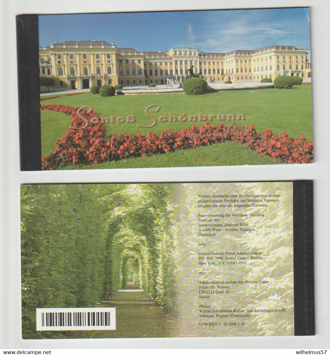 (D246) UNO Vienna Booklet  Schloss Schönbrunn MNH - Markenheftchen