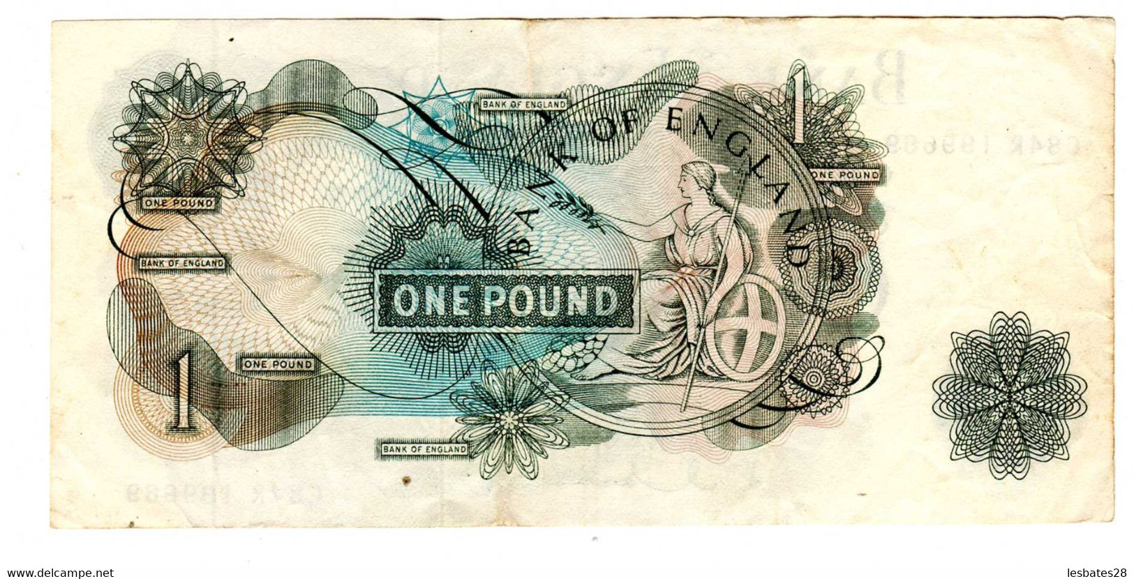 Billet  BANK Of ENGLAND  One Pound   (Mai 2020  017) - 1 Pound