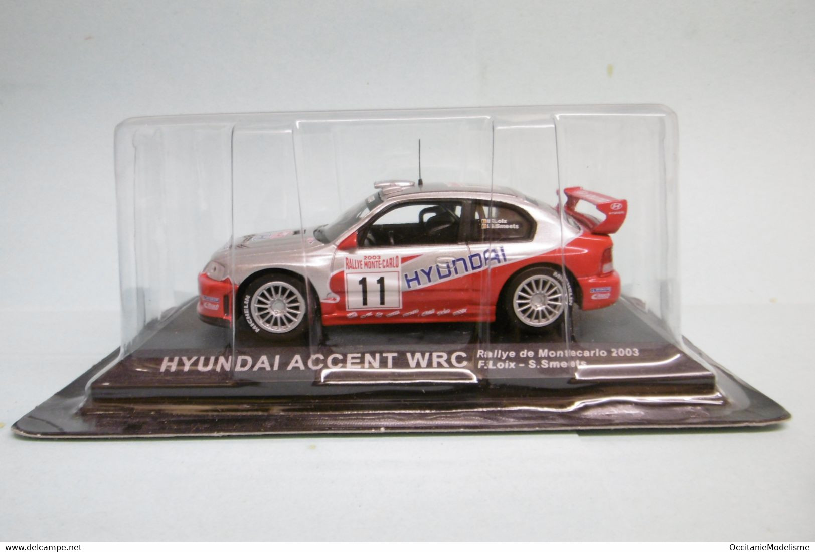 Altaya / Ixo - HYUNDAI ACCENT WRC Rally De Montecarlo 2003 F. Loix - S. Smeets Neuf 1/43 - Rallye