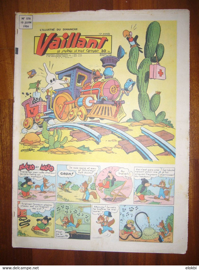 Vaillant N°578 Du 10 Juin 1956 - Vaillant