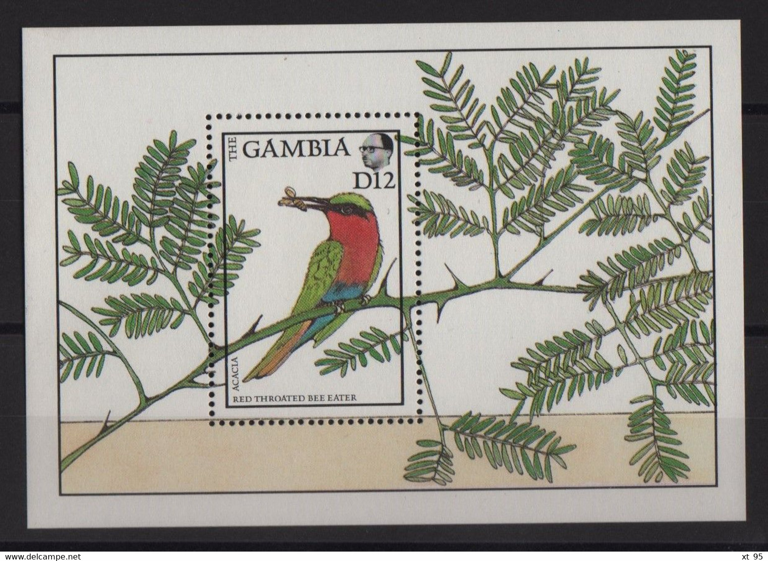 Gambie - BF 43 - Faune - Oiseau - Cote 7€ - ** Neufs Sans Charniere - Gambie (1965-...)