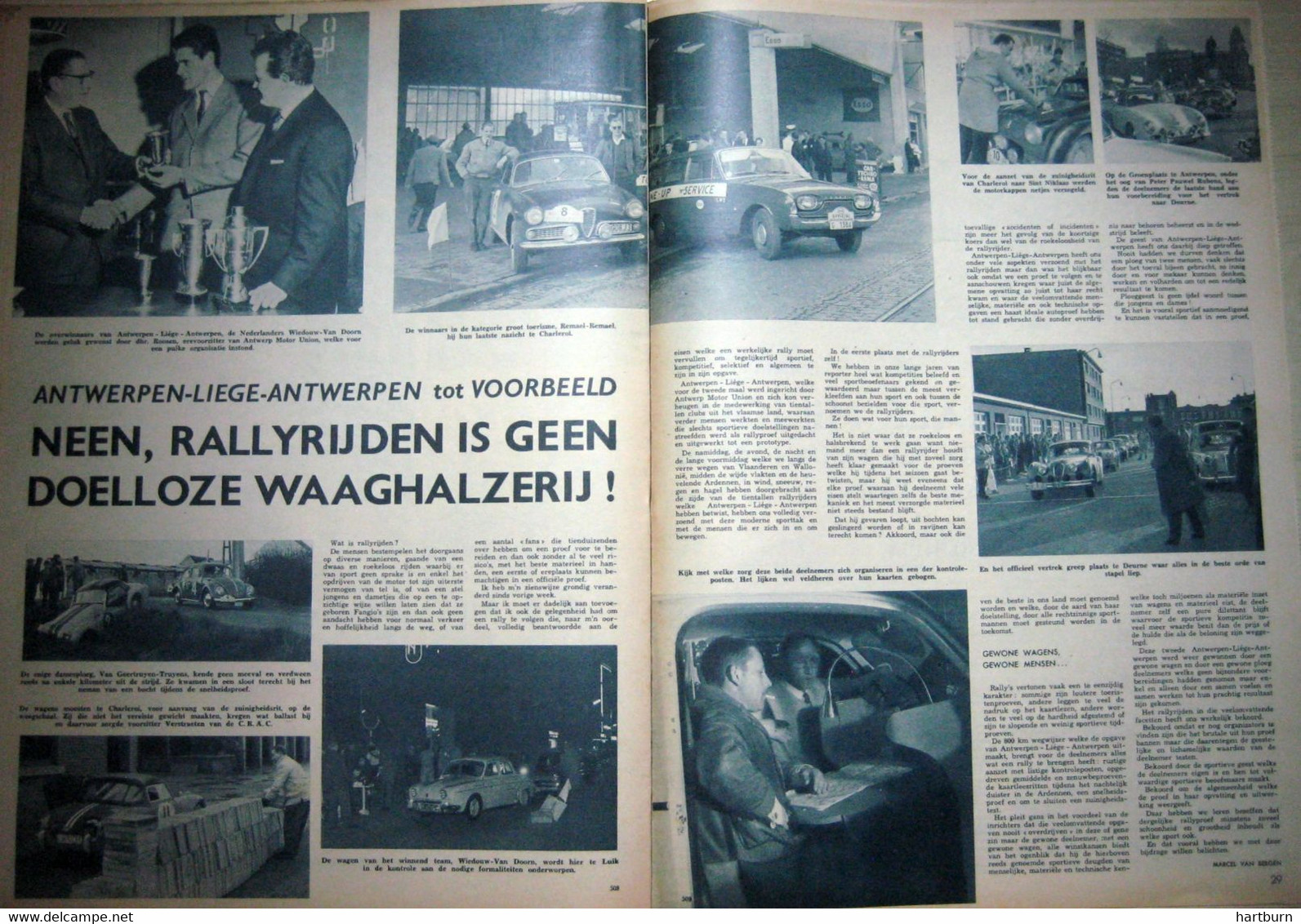 Autorally (30.03.1961) Antwerpen - Liege - Luik - Other & Unclassified