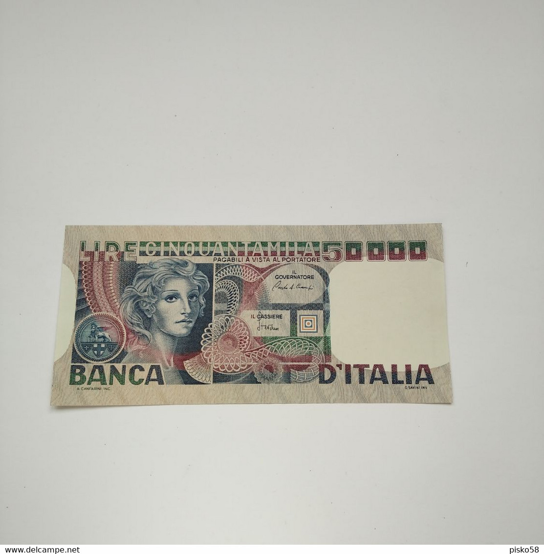 ITALIA - P 107c 50000L 11/4/1980 AUNC - 50.000 Lire