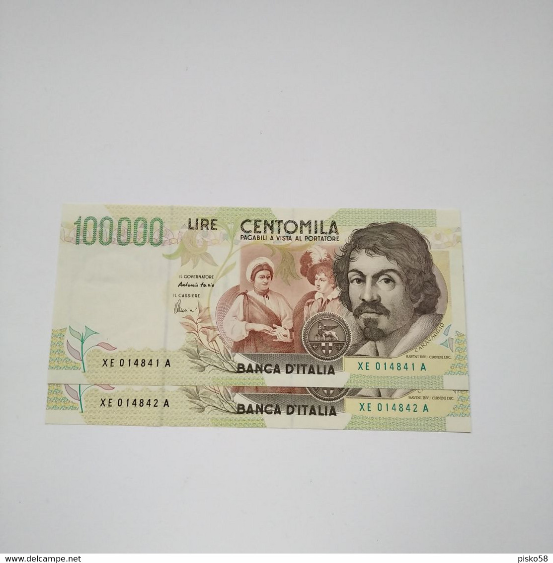 ITALIA - P 117b Serie Speciale 100000L 25/7/2001 UNC (2Consecutivi) - 100.000 Lire