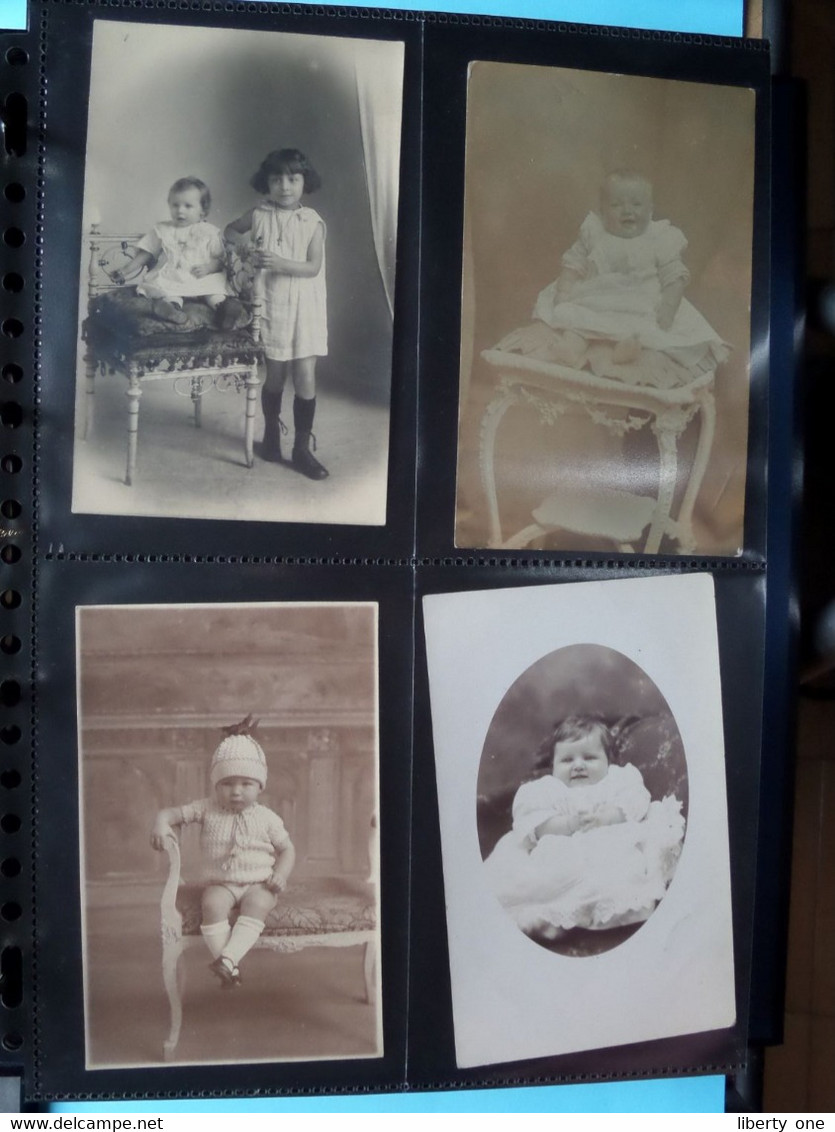 CHILDREN - des ENFANTS - KINDEREN - NINOS - BAMBINI / 1 LOT van 176 foto's ( zie scans ) Carte Photo !