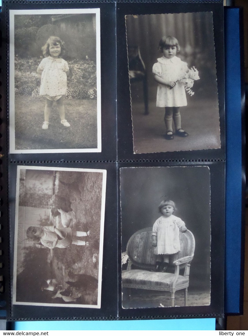 CHILDREN - des ENFANTS - KINDEREN - NINOS - BAMBINI / 1 LOT van 176 foto's ( zie scans ) Carte Photo !