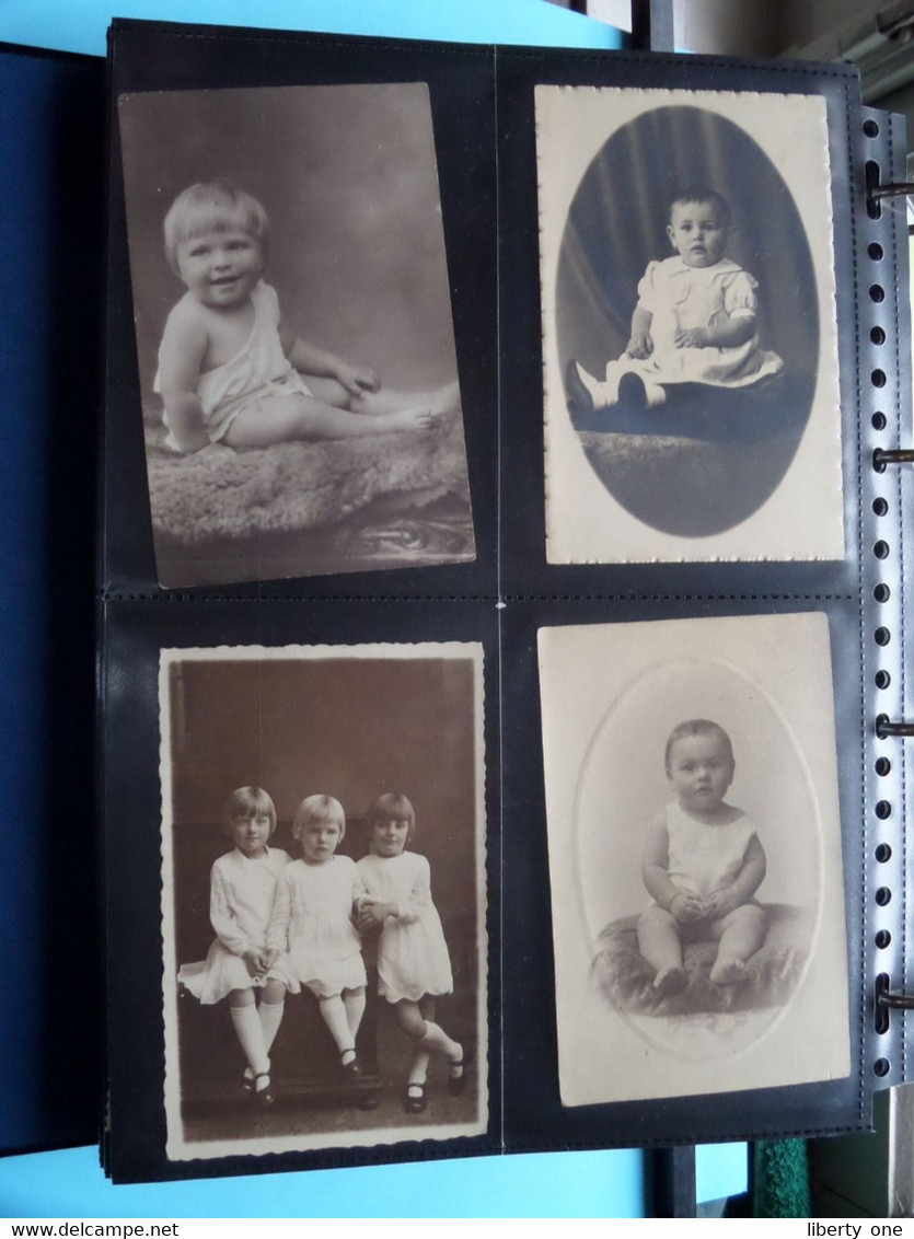 CHILDREN - des ENFANTS - KINDEREN - NINOS - BAMBINI / 1 LOT van 176 foto's ( zie scans ) Carte Photo !