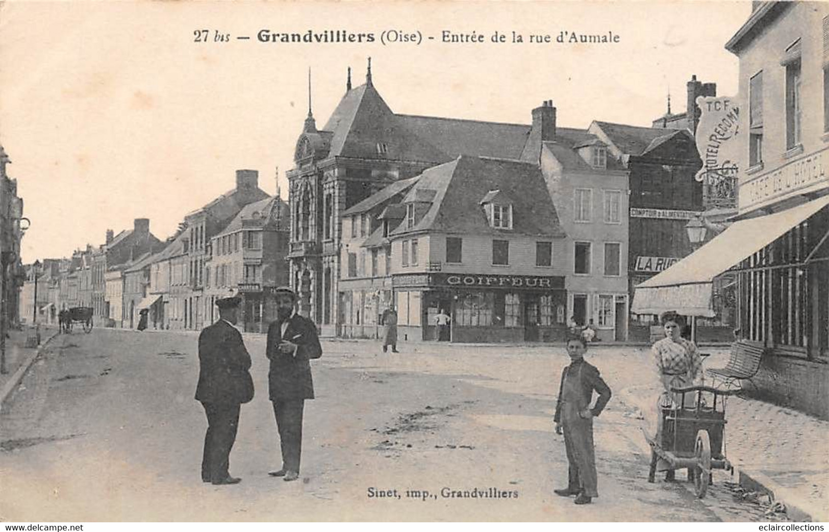 Grandvilliers        60         Entrée De La Rue D'Aumale      (voir Scan) - Grandvilliers