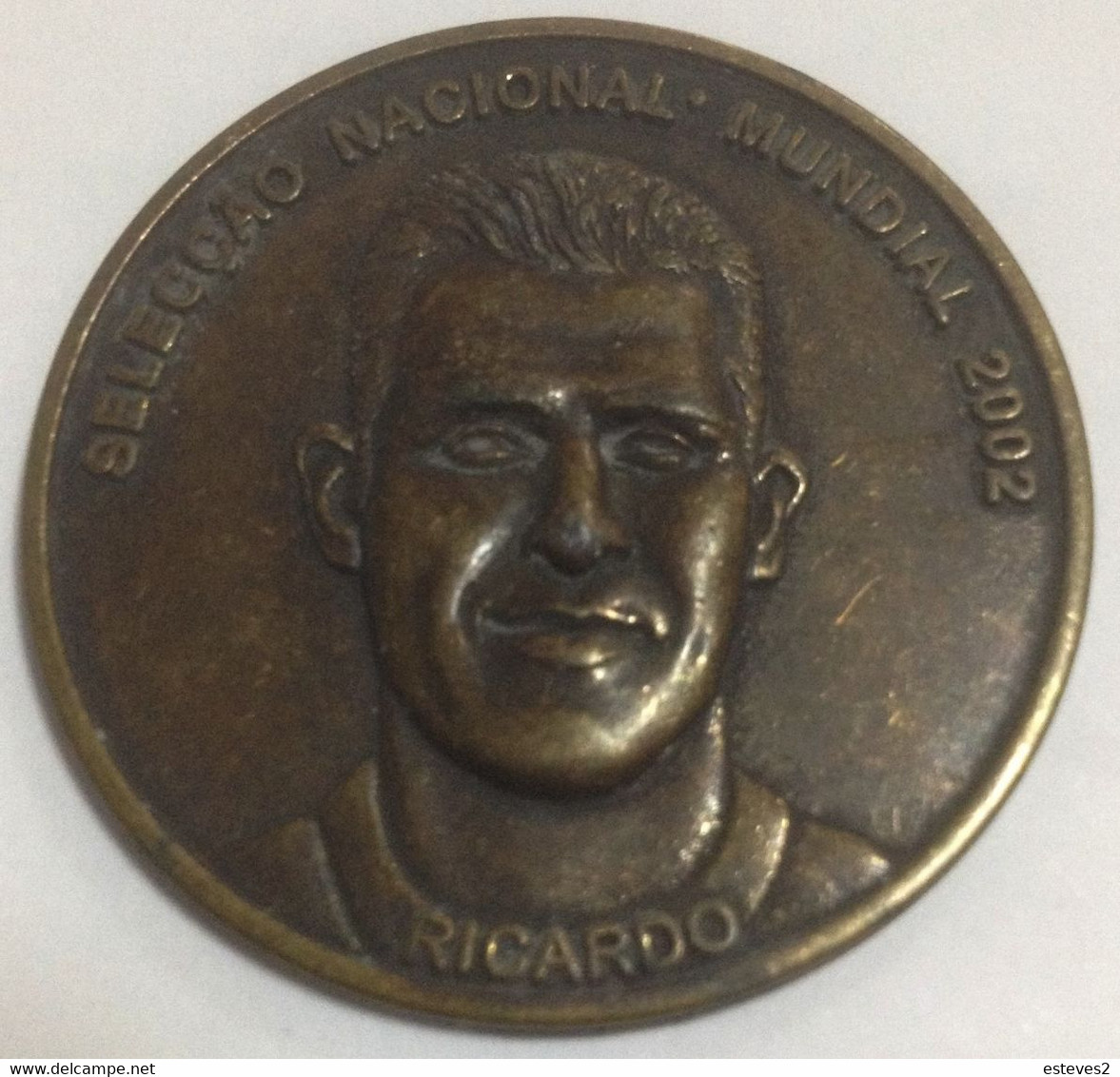 Portuguese Soccer Team, World Championship 2002 , Medal , 3,5 Cm , Ricardo - Other & Unclassified