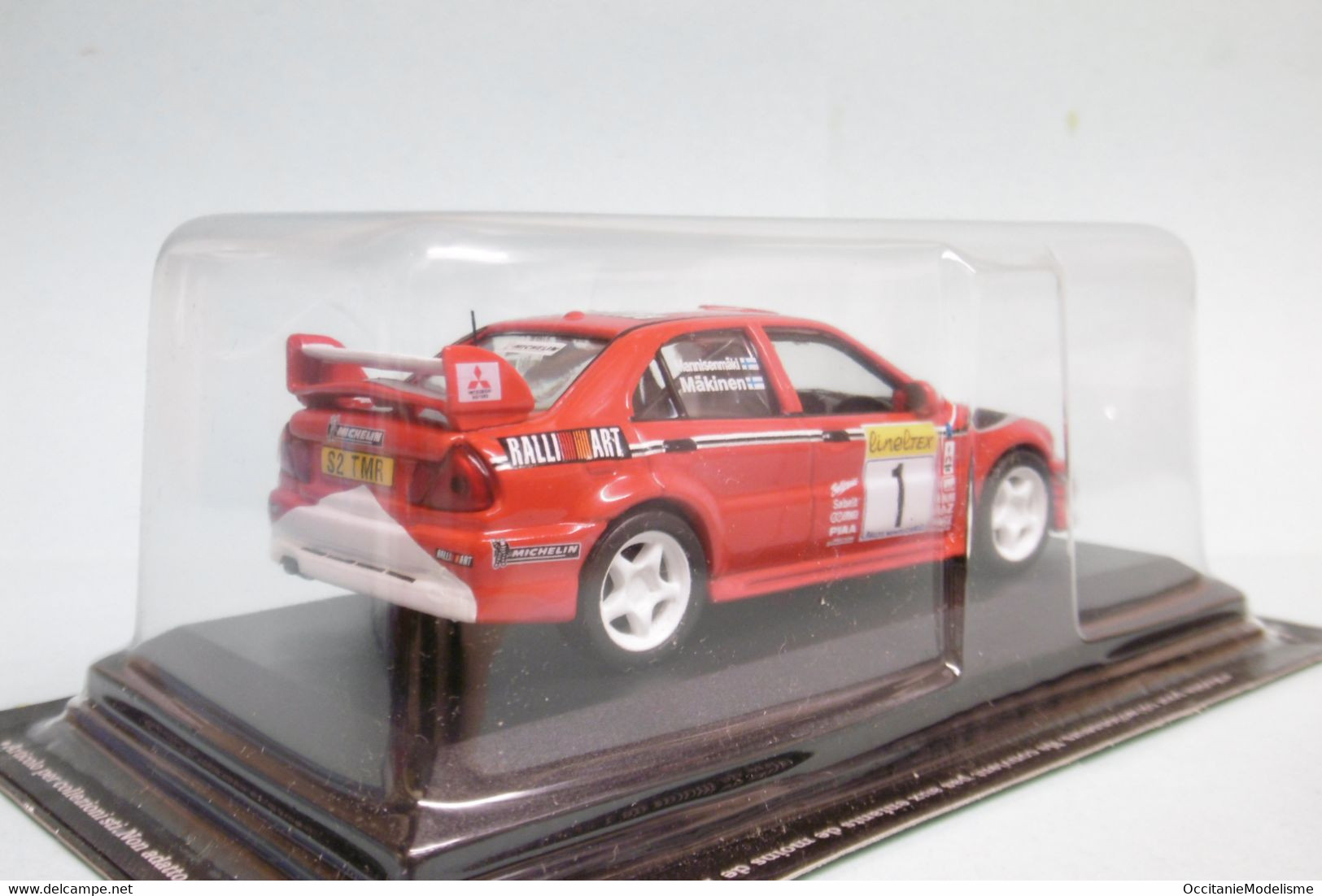 Altaya / Ixo - MITSUBISHI LANCER EVO VI Rallye Montecarlo 1999 T. Mäkinen - R. Mannisenmäki Neuf 1/43 - Rally