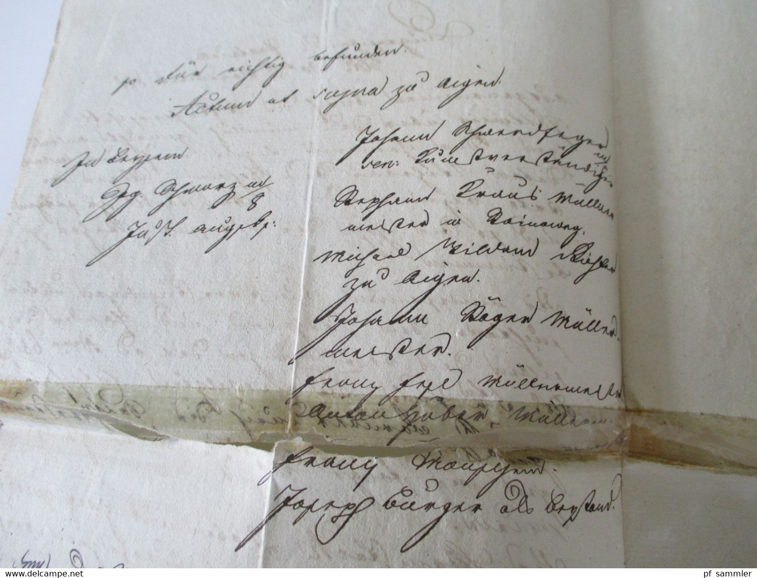 Österreich Vorphila 1827 Beleg / Dokument mit Stempelmarke / Fiskalmarke 15 Kreuzer und Stempel