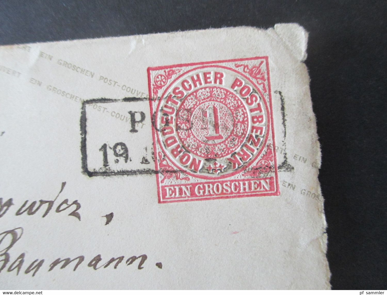 NDP 1868 / 71 21 Belege / GA Umschläge + 1 VS einige Ostpreussen Stempel Posen teilweise signatur Flemming