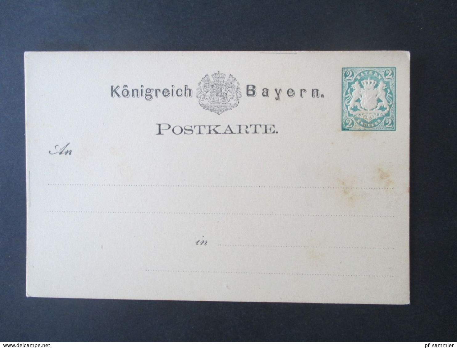 AD Bayern Ganzsachen Posten ab ca. 1875 insgesamt 30 Stück. Stöberposten! Auch Bahnpost Stp. und 1x Doppelkarte