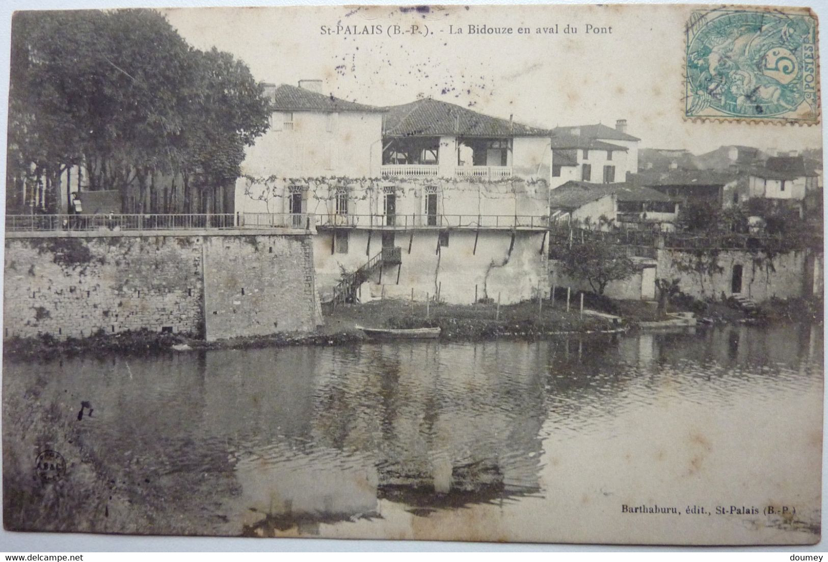 LA BIDOUZE EN AVAL DU PONT - SAINT-PALAIS - Saint Palais