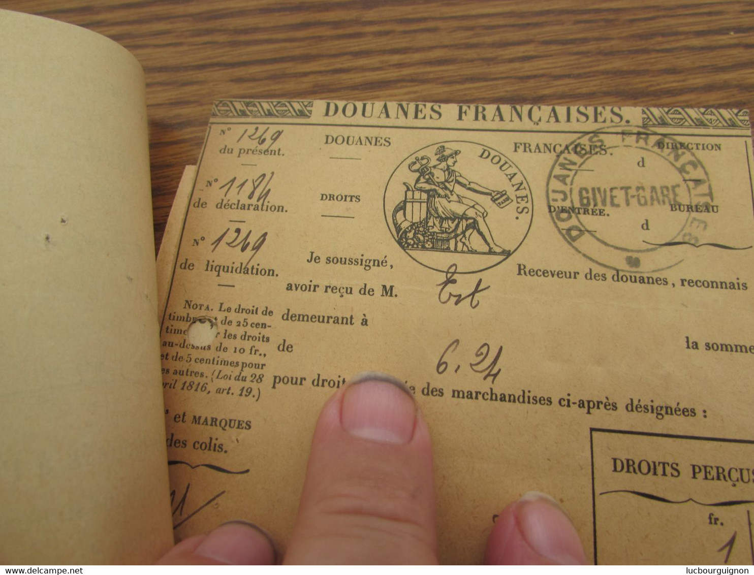 Documents Du Chemin De Fer De L'EST Avec La GRIFFE ENCADREE De GIVET-DOUANE Et Douane Française GIVET-GARE En 1937. - Nord Belge