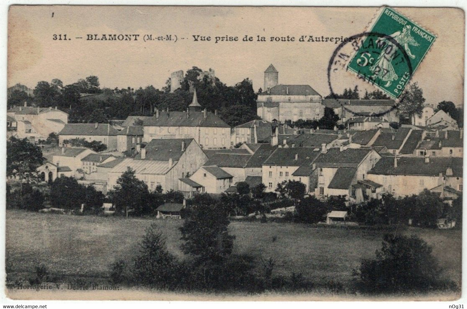 54 - BLAMONT - Vue Prise De La Route D'Autrepierre. - Blamont