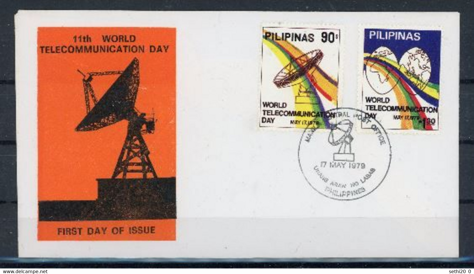 Philippines 1979 Space Espace FDC - Sonstige & Ohne Zuordnung